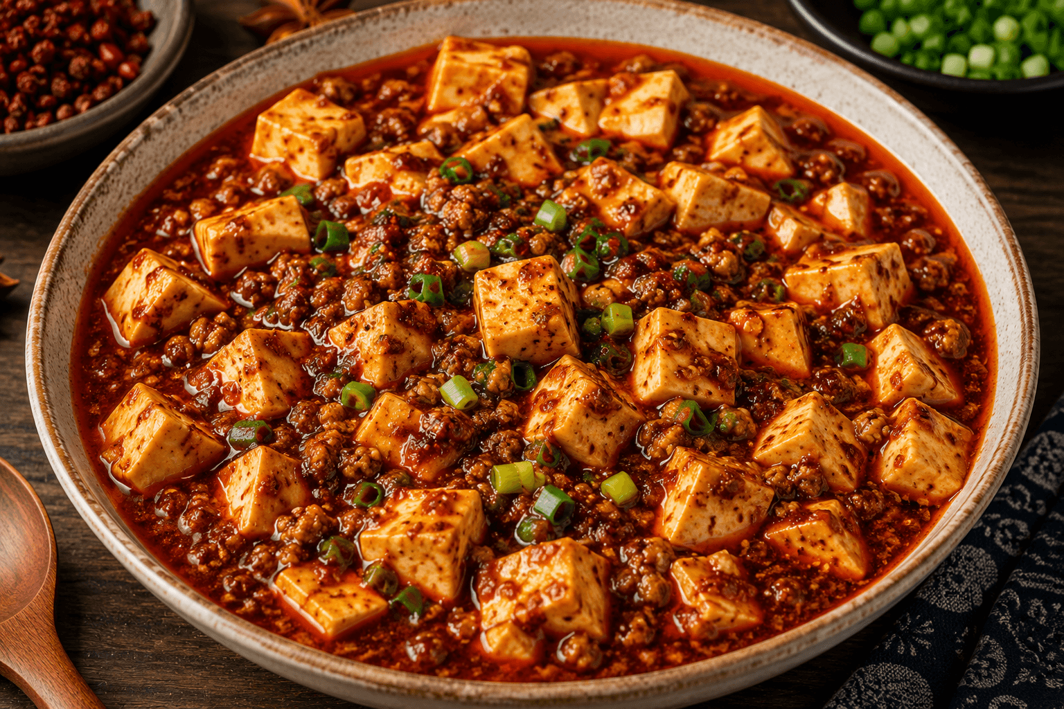 Мапо Тофу классический (麻婆豆腐)