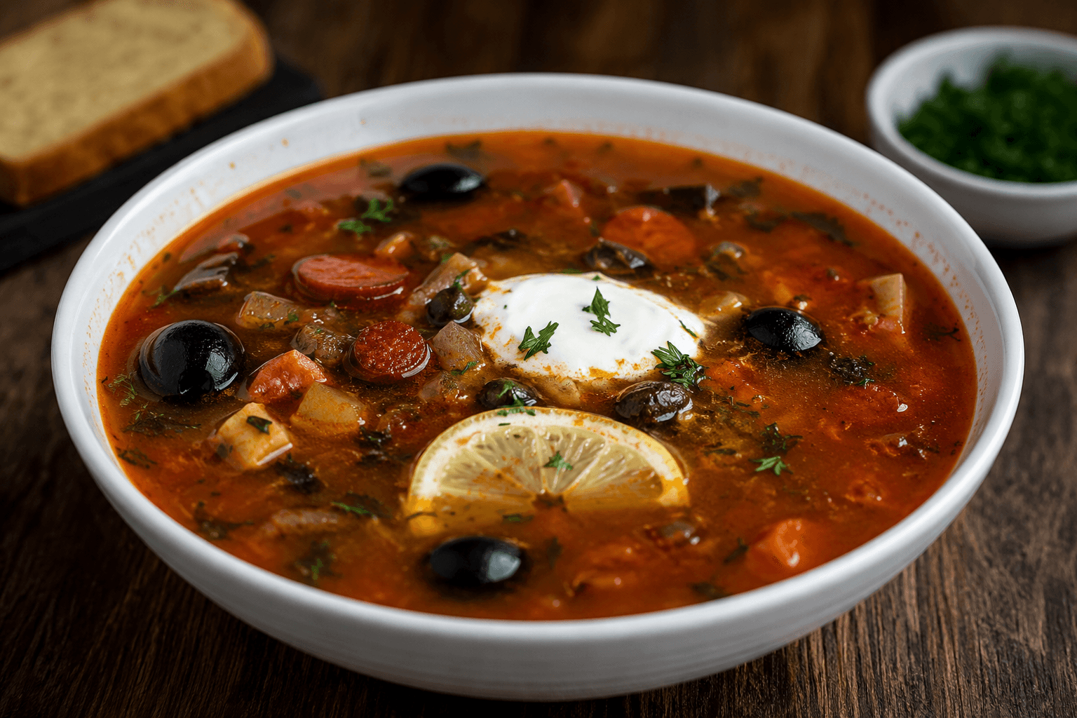 Солянка мясная классическая
