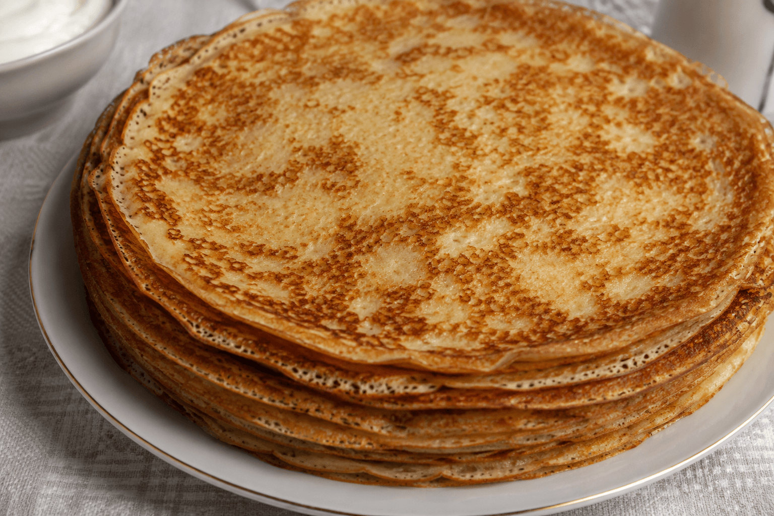 Блины на молоке классические
